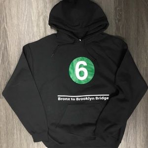 Mta 6 line custom hoodie